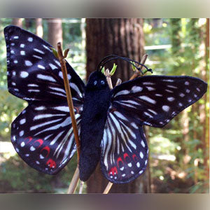 Sunny Toys Fg7242 8 In Finger Butterfly Checkerspot Puppet