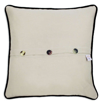 St. Louis Hand-Embroidered Pillow by CatStudio