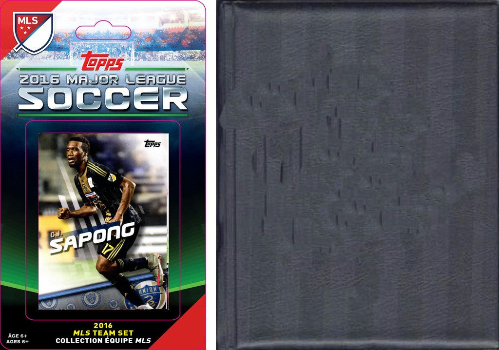 Mls Philadelphia Union Licensed 2016 Topps Team Set And Storage Album