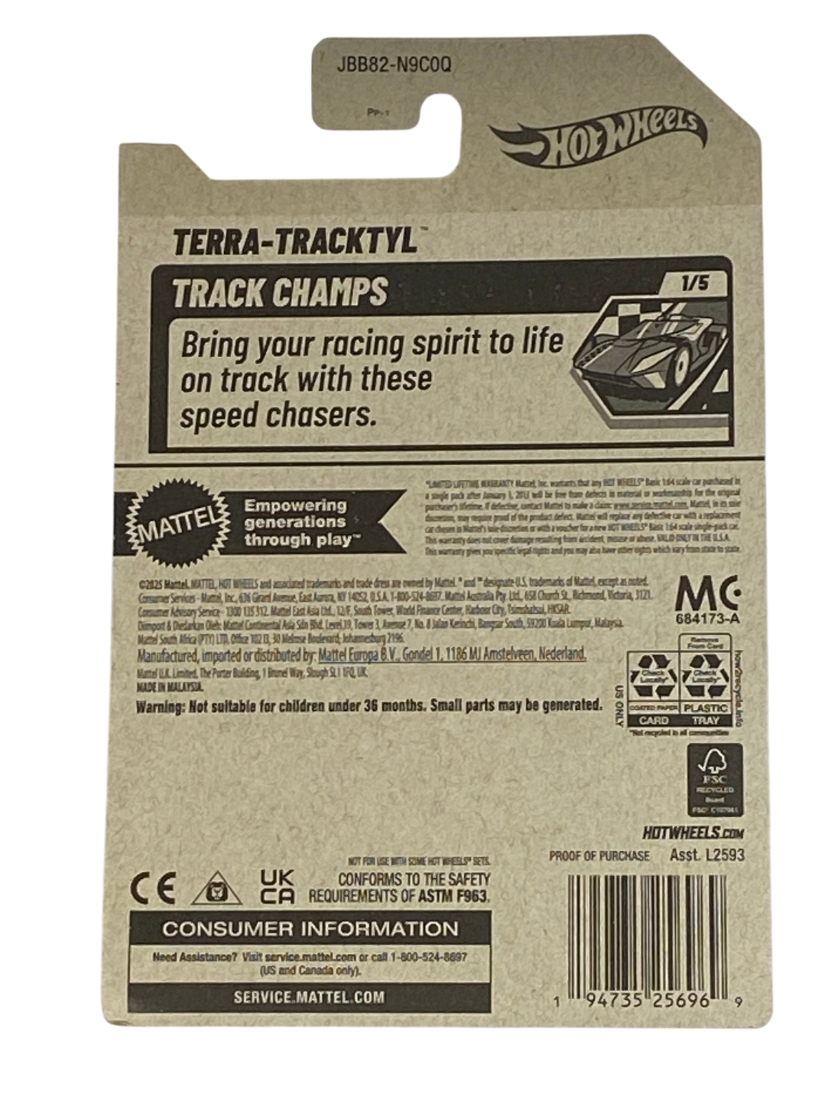 Hot Wheels Terra-Tracktyl | Track Champs Series 1/5