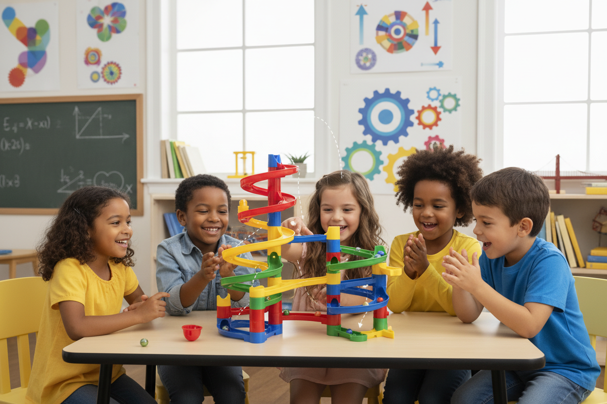 "Unleashing Creativity and STEM Learning: The Educational Benefits of Marble Runs"