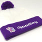 LED Light Up Glow Unicorn Beanie Hat with Pom Gifts for Girls Kids and Boys (One Size)