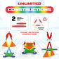 Tinamiri Supermag - Multicolor 30 - Magnetic Building Set, Educational construction fun, 30 piece set, Magnet Toys, 0650
