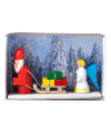 Dregeno Seiffen Decorative Figurines Multi - Santa Scene Matchbox Decor