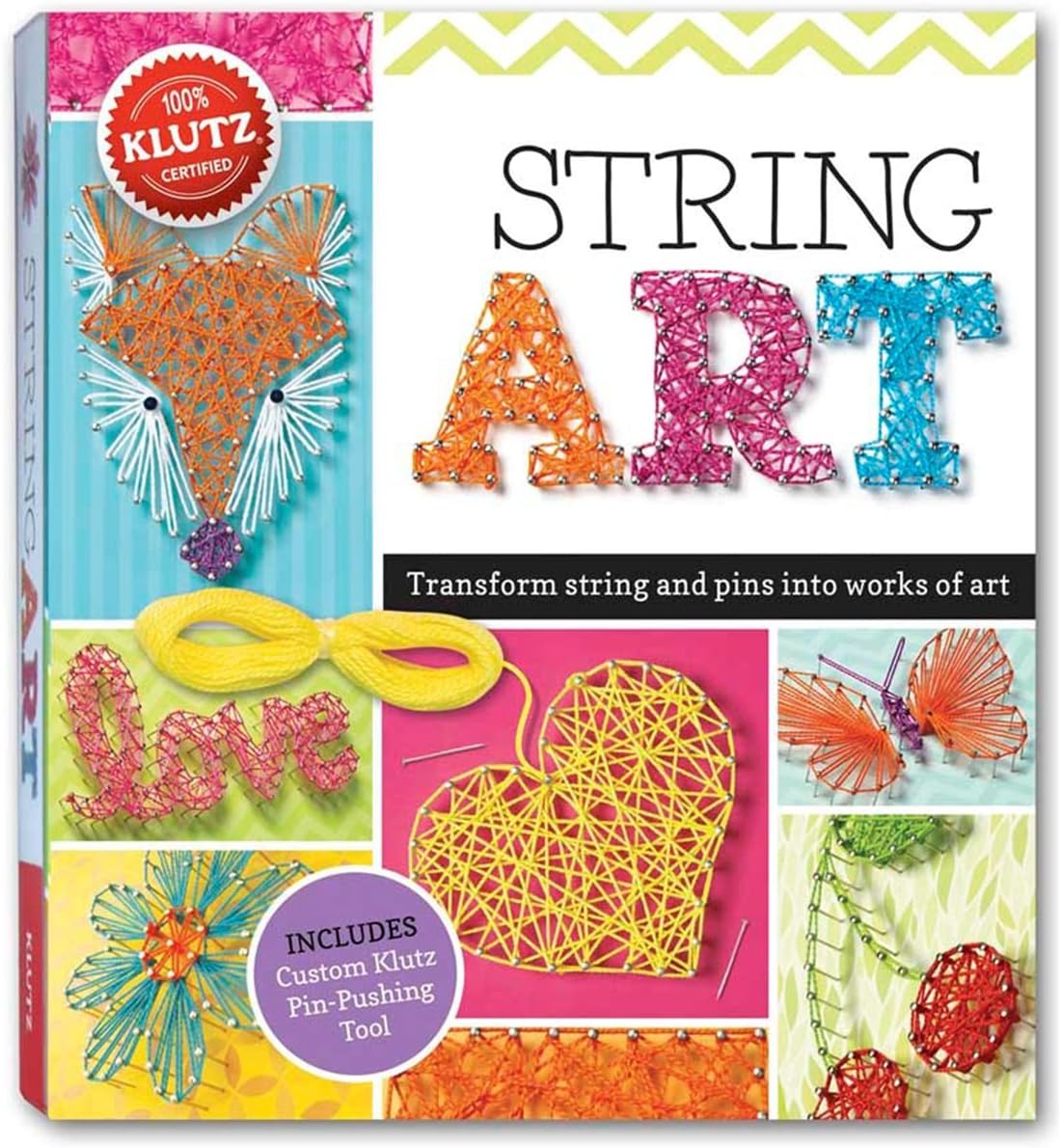 DIY String Art Craft Kit for Kids with Step-by-Step Projects