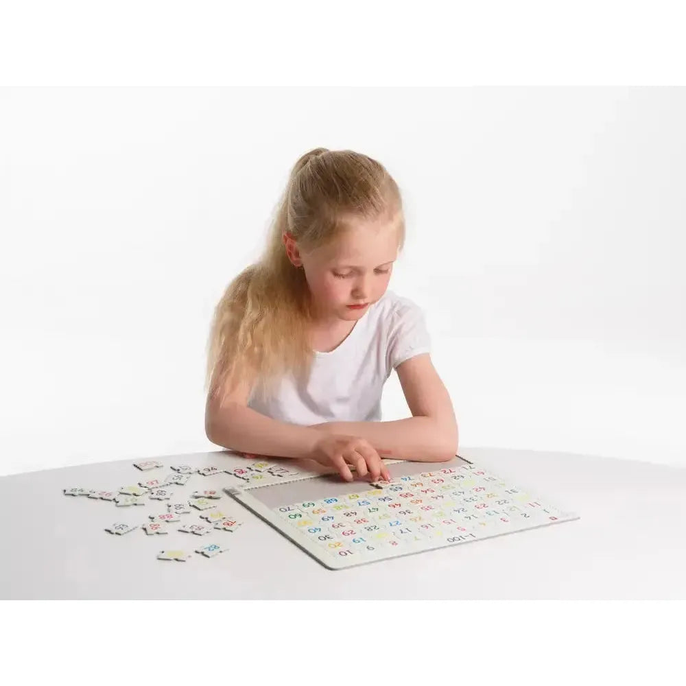 1 to 100 Numbers 100 Piece Tray Jigsaw Puzzle Larsen