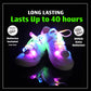 Purple LED Gloves, Light Up Shoe laces and Lighted Beanie Pom Hat Gift Set for Boys and Girls Kids Toys
