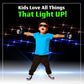 |4 Pairs| 7 Color Strobe LED Light Up Shoe Laces Glow in the Dark White Tie Shoelaces for Sneakers, Skates, 45 inch