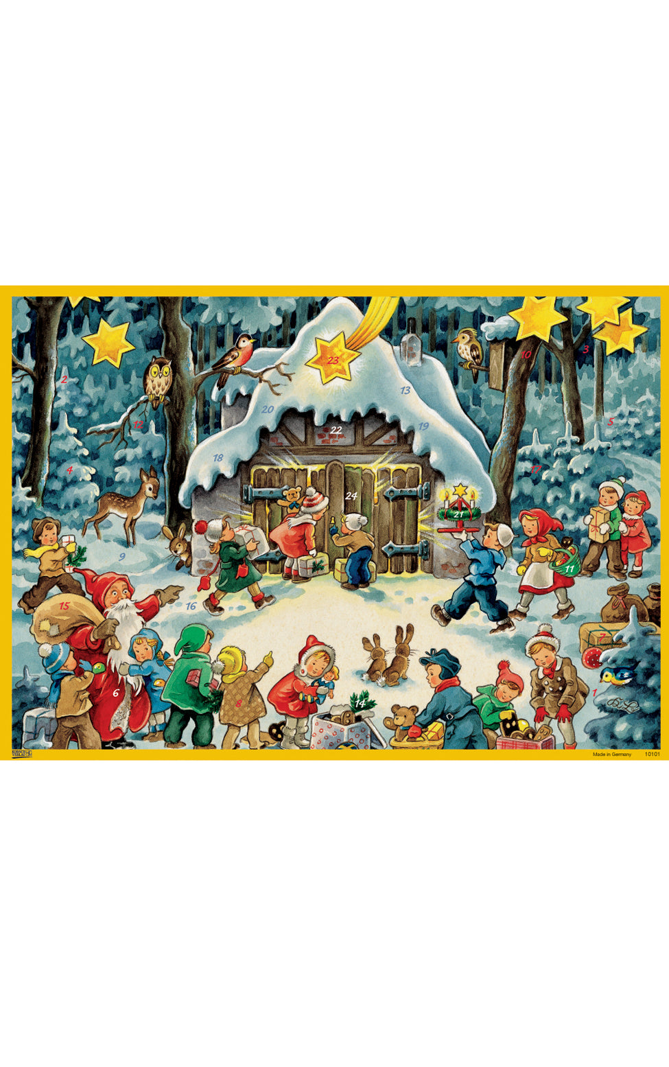 ADVENT SANTA W/CHLDRN EACH