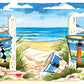 Heritage Puzzle Carolina Beach Buckets - 500 Piece Jigsaw Puzzle