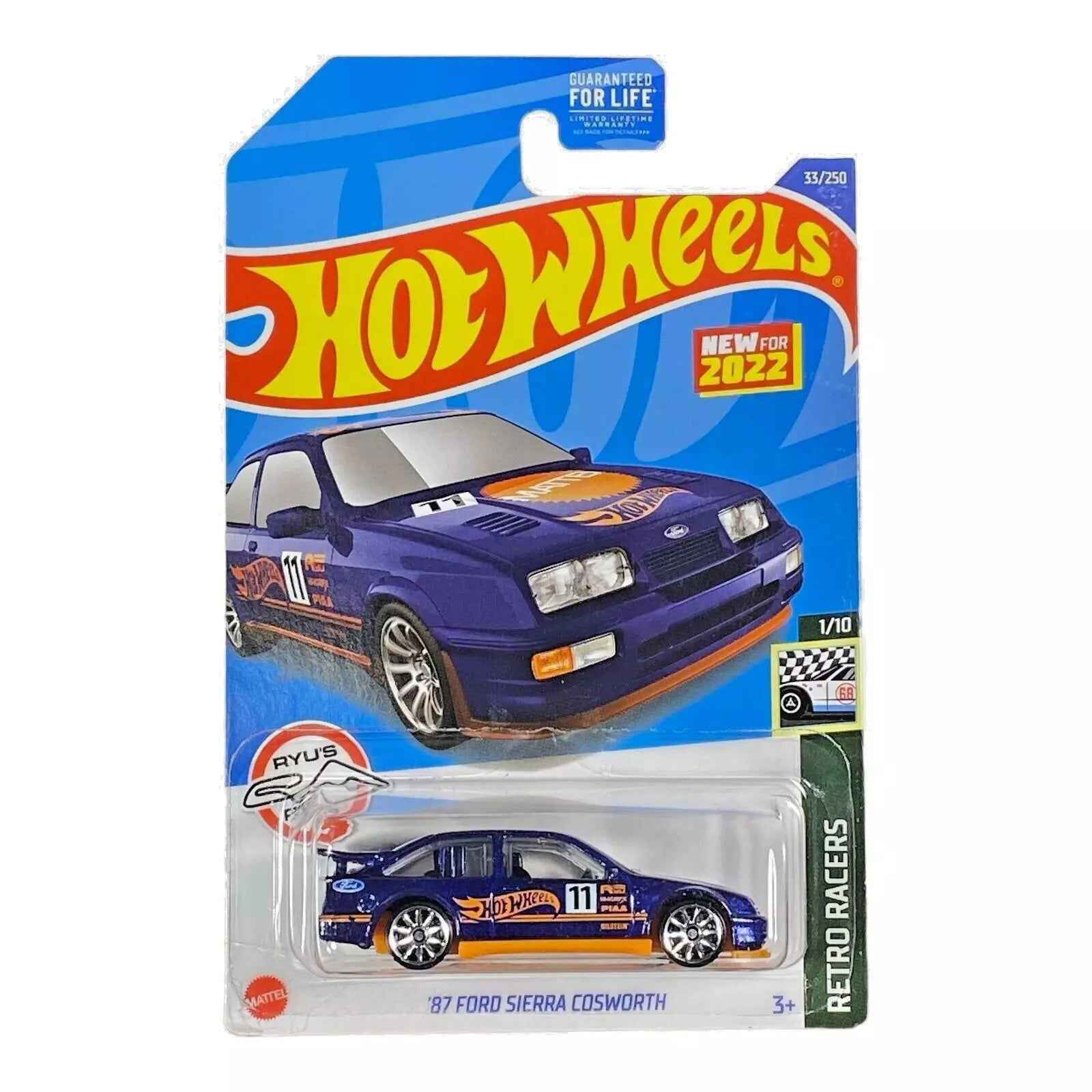 Hot Wheels '87 Ford Sierra Cosworth - Retro Racers Series 1/10 – Toytooth