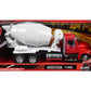 Freightliner 114SD Cement Mixer Red and White inchLong Haul Truckersinch Series 1/32 Diecast Model by New Ray