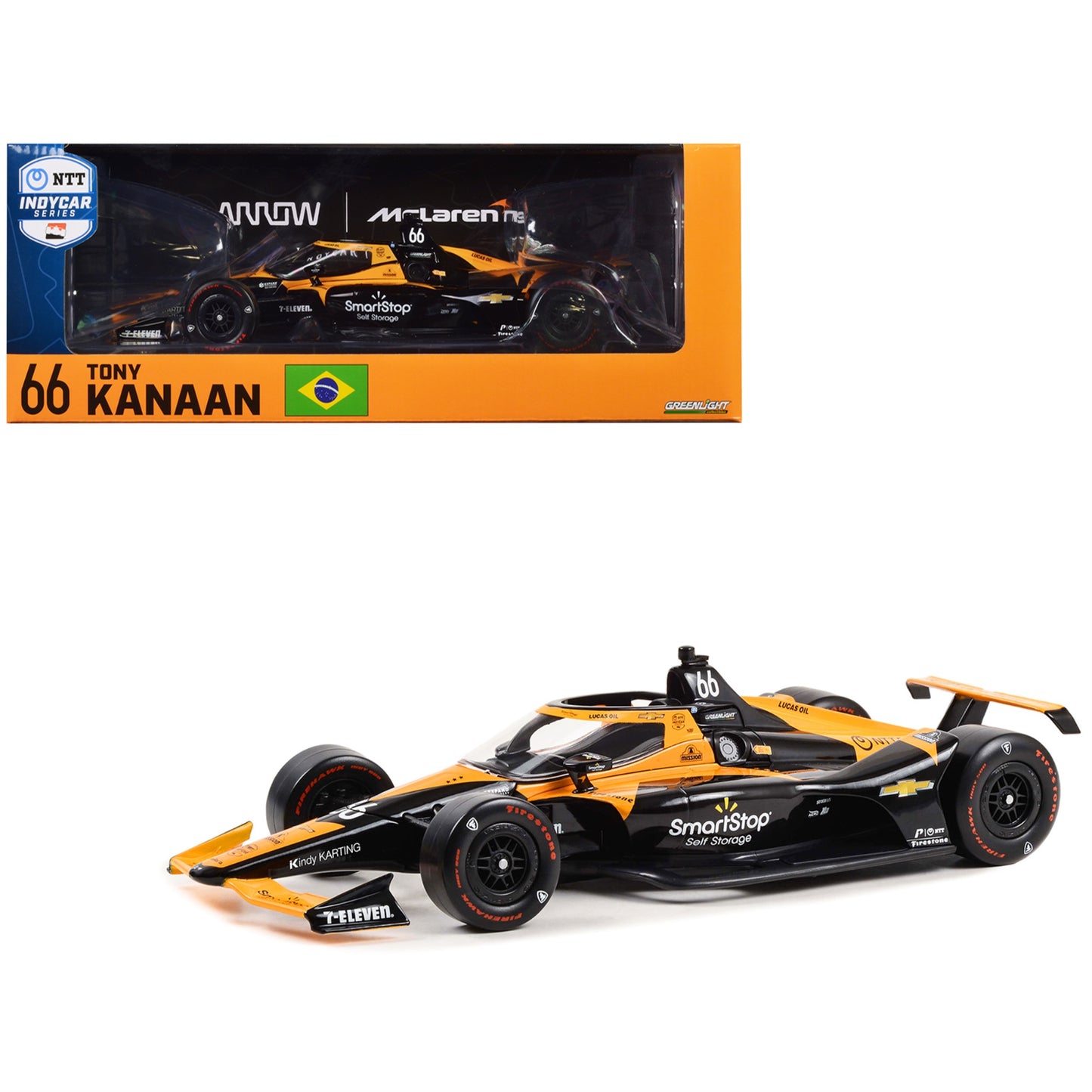 Dallara Indycar #66 Tony Kanaan ''Smartstop Self Storage'' Arrow Mclaren ''Final Indianapolis 500 Start'' ''Ntt Indycar Series''