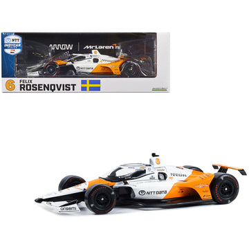 Dallara Indycar #6 Felix Rosenqvist ''Ntt Data'' Arrow Mclaren ''60Th Anniversary Triple Crown Accolade Indianapolis 500 Livery'