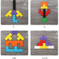 Factory Wooden Early Education Boys and Girls Accumulates Tetris Jigsaw Puzzle 3456-year-old Children's Educational Toys