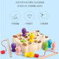 Wooden Ball Kidsren's Wooden Magnetic Kitten Fishing Game Pretend Play Magnetic Early Education Baby Toy Fishing Rod