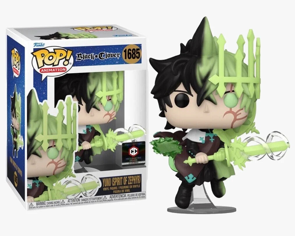 Black Clover Yuno (Spirit of Zephyr) #1685 Chalice Collectibles Exclusive Funko