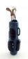 Dollhouse Miniature 1:12 Scale Blue Golf Bag with 3 Clubs #G8032b
