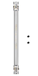 RC-Hub 1Pcs RC Driveshafts Metal Drive Shaft 45-50/47-57/55-67/60-80mm for 1:14 Tamiya Trailer Tractor Truck RC Crawler Car (105