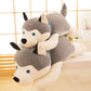 Husky plush toy down cotton pillow doll creative large doll pillow soft husky dog