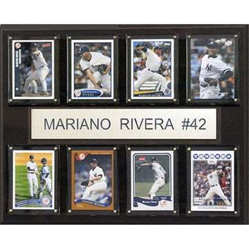 Mlb New York Yankees Mariano Rivera 8-Card Plaque, 12 X 15-Inch