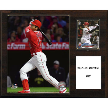 Mlb 12''X15'' Shohei Ohtani Los Angeles Angels Player Plaque