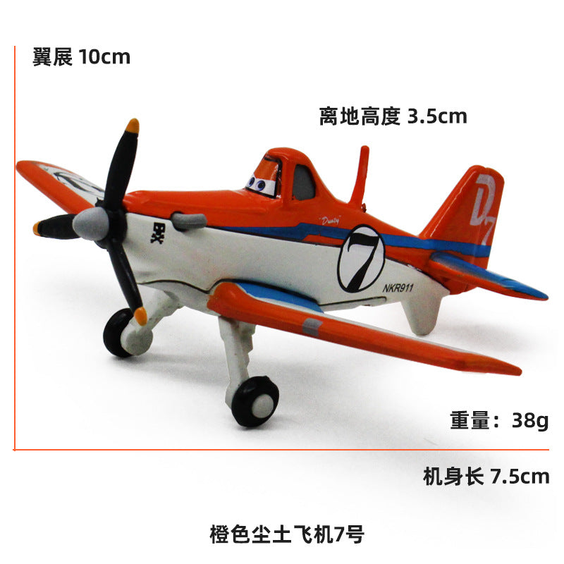 Aircraft Story Dusty Alloy Metal Cartoon Datis Children's Toy Fighter Collectible Ornaments