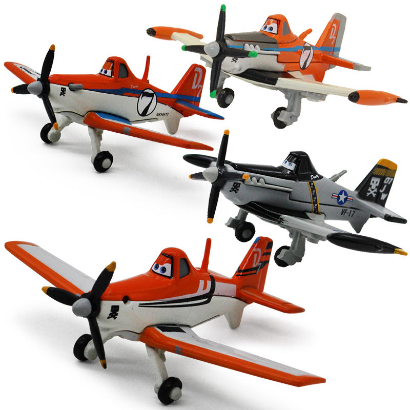 Aircraft Story Dusty Alloy Metal Cartoon Datis Children's Toy Fighter Collectible Ornaments