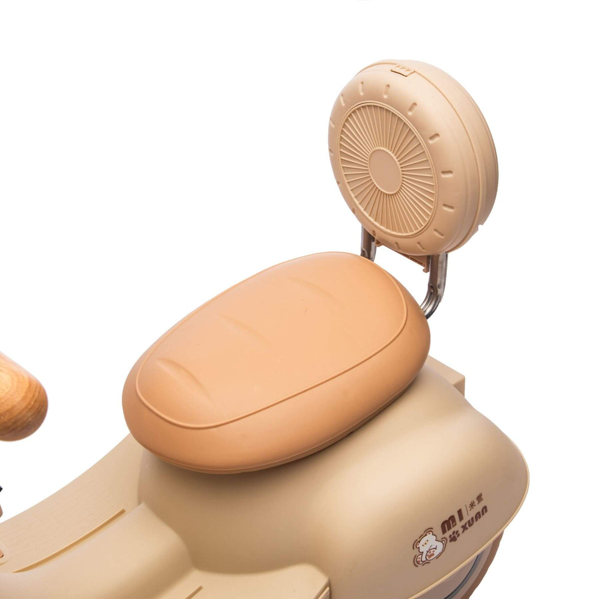 ToyRides Elite 12V Kids Ride On Electric Motorcycle, 1-3 Years, Beige