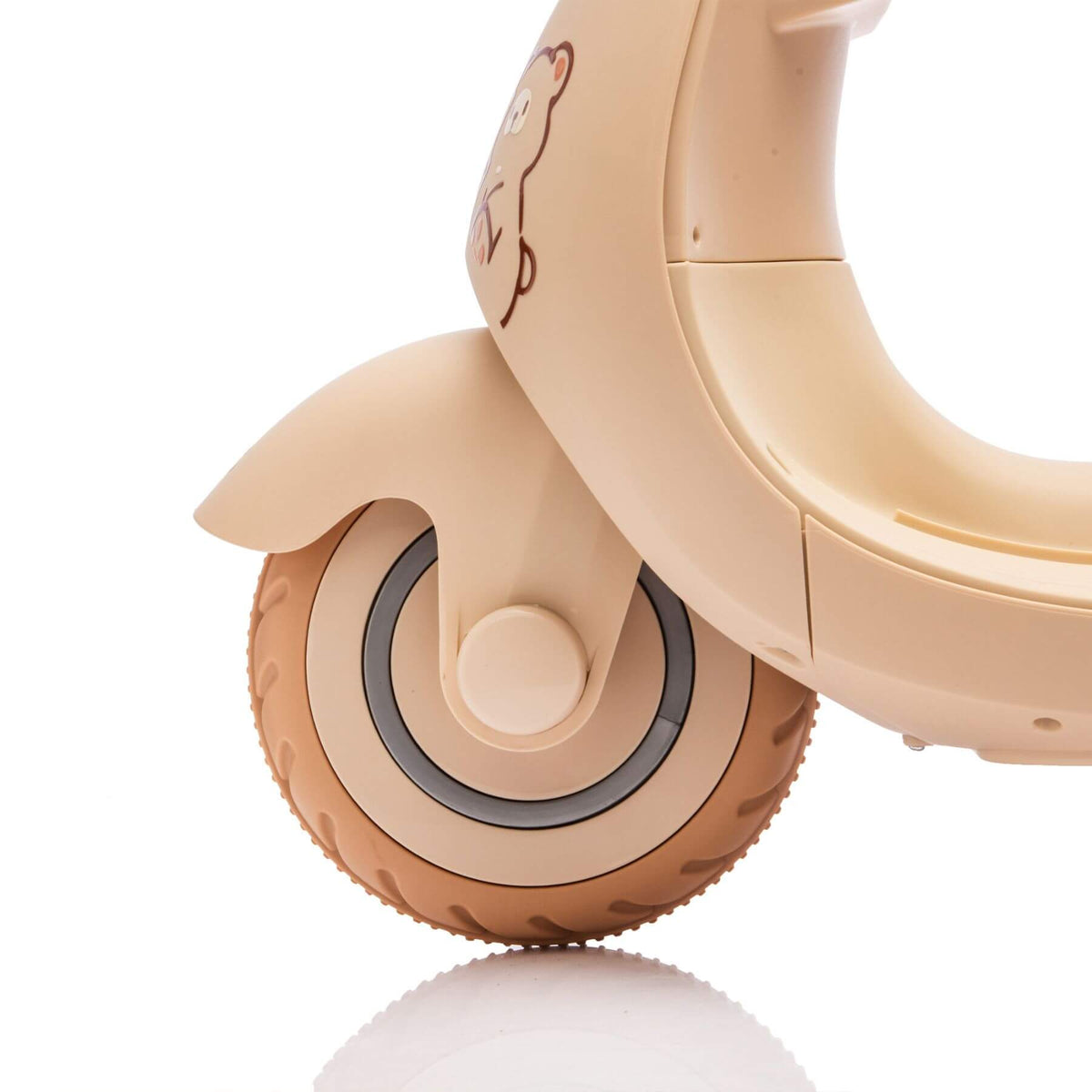 ToyRides Elite 12V Kids Ride On Electric Motorcycle, 1-3 Years, Beige