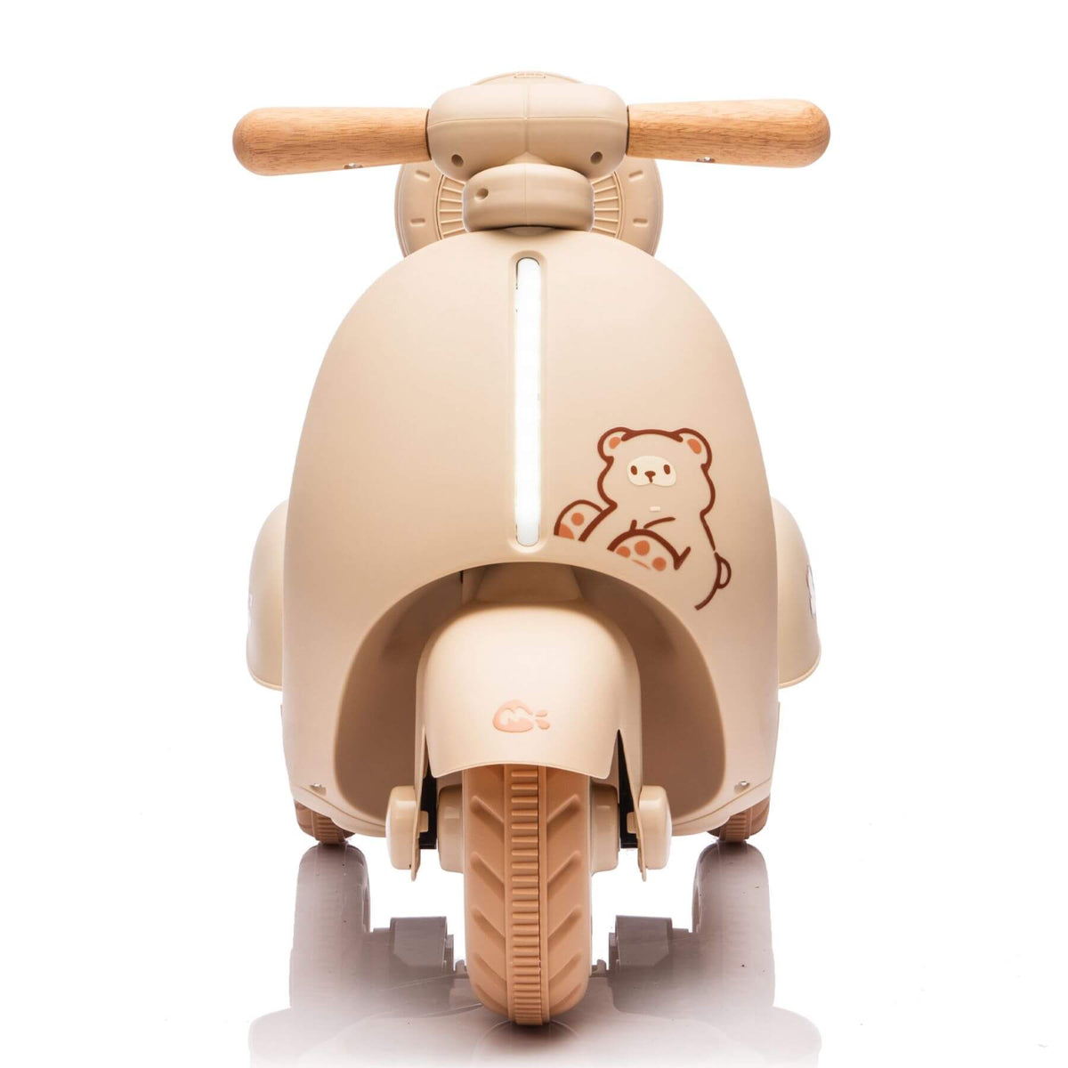 ToyRides Elite 12V Kids Ride On Electric Motorcycle, 1-3 Years, Beige