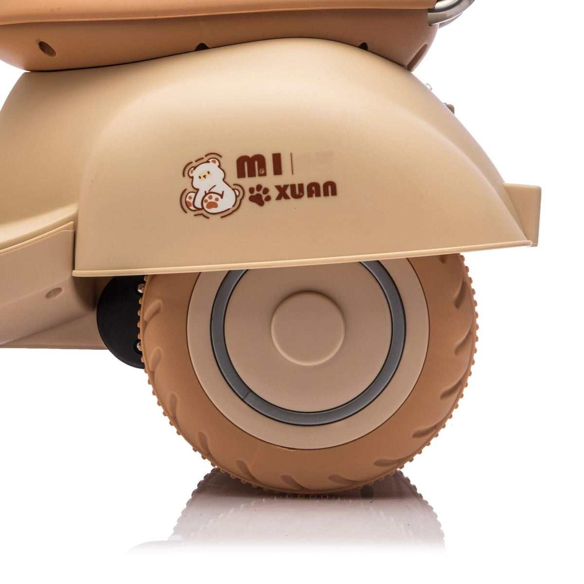 ToyRides Elite 12V Kids Ride On Electric Motorcycle, 1-3 Years, Beige