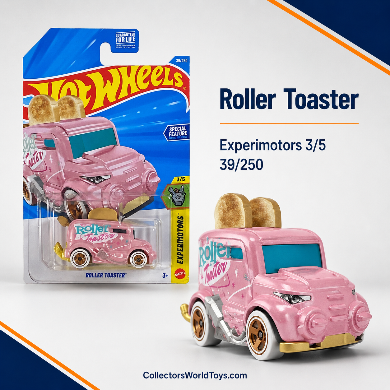 Hot Wheels Roller Toaster | Experimotors Series 3/5 - 39/250