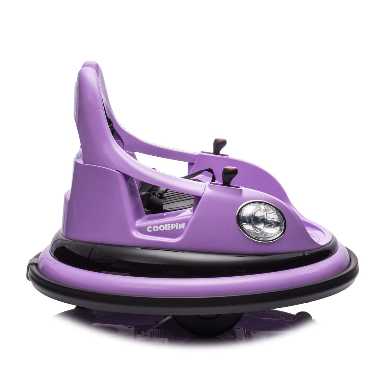 ToyRides Elite 12V Ride On Bumper Car for Kids, 1.5-5 Years Old, Purple