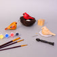 Hand-Carved Cardinal Bird DIY Painting Kit – Nature-Inspired Decor & Gifts