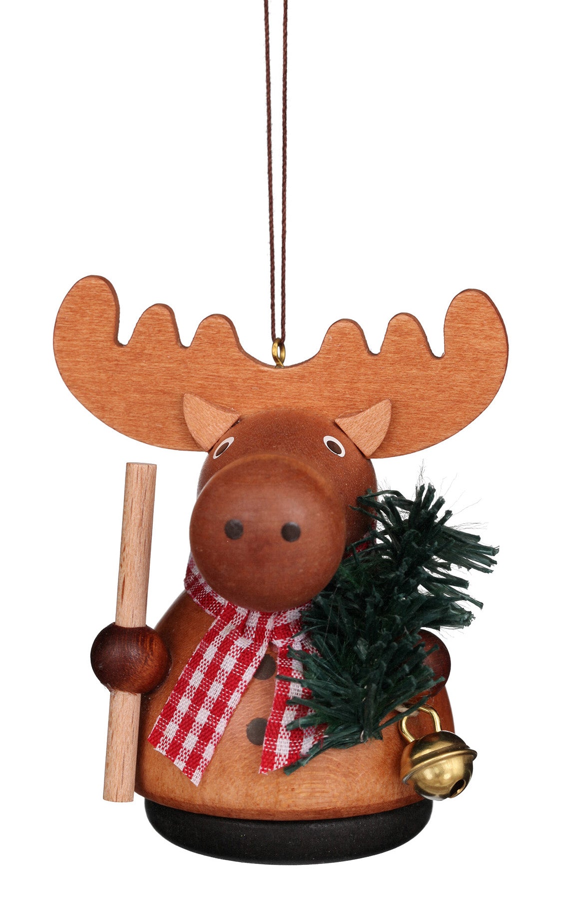 ORNMNTMOOSE NATURAL EACH