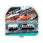 Volkswagen Van ''Samba'' With Alameda Trailer Black / White Tow & Go 1/64 Diecast Model By Maisto