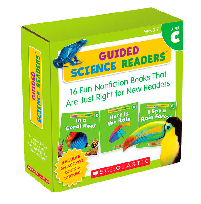 Scholastic Guided Science Readers, Level C, Set Of 16-like New