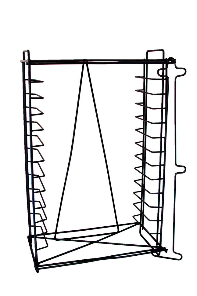 Jack Richeson 12-Shelf Tempera Cake Rack, Large Wells