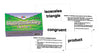 Learning Advantage Math Vocabulary Flash Cards, Set Of 179