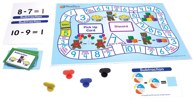 Newpath Subtraction Learning Center Game, Grades Prek To 1