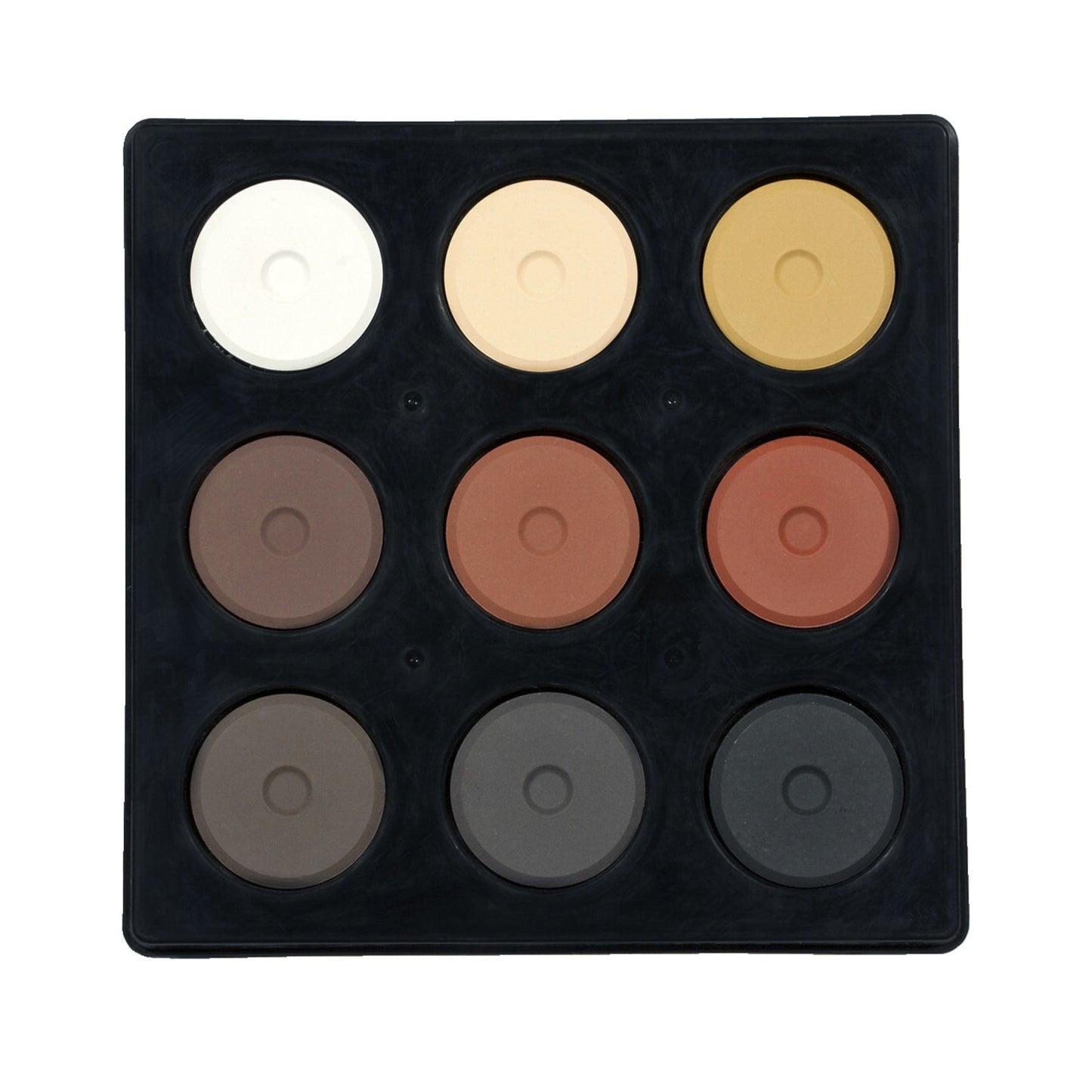 Jack Richeson Mini Tempera Paint Set - 9 Multicultural Colors in Tray, 1 Count