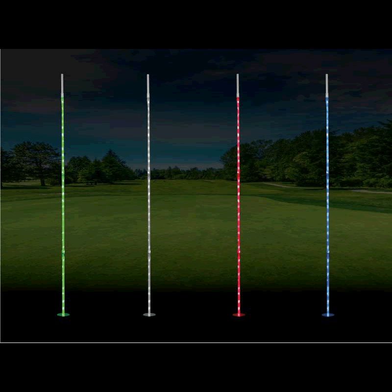 LED 78 Inch White Flag Stick