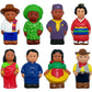 Get Ready Kids Around The World Figures, Set Of 8, 5', Multicolor (621)
