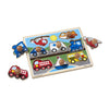 Melissa &Amp; Doug Vehicles Jumbo Knob Puzzle