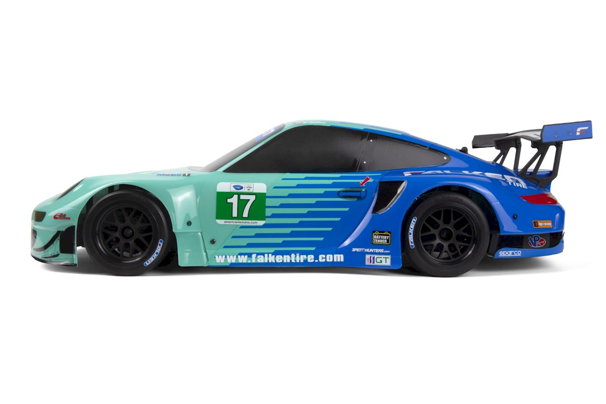 HPI Racing Sport 3 Porsche 911 GT3 RSR Falken RTR – 1/10 Brushed On-Road Scale RC Car