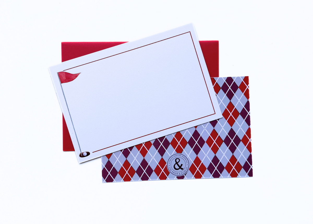 Golfing Notecard Set