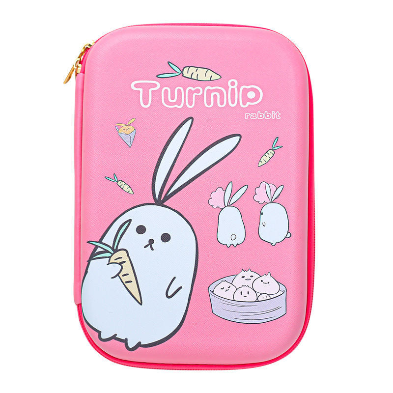 3D New Cute Eva Stationery Box Children's Multifunctional Large Capacity Pencil Bag Student Portable Square Pencil Box