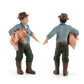 Children's Artificial Farm Poultry Ornaments Plus Pig Model Male and Female Pig Hugging Pig Worker Creative Pig Raising Hand Toy