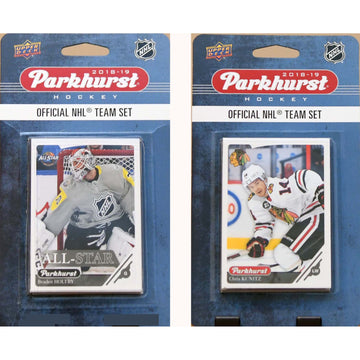 Nhl Chicago Blackhawks 2018-19 Parkhurst Team Set And An All-Star Set